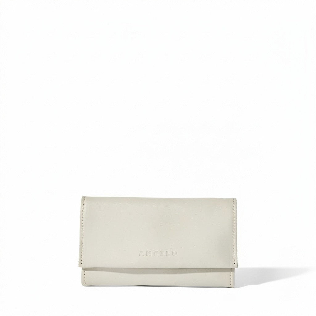 Evie Three-Quarter Leather Trifold Wallet