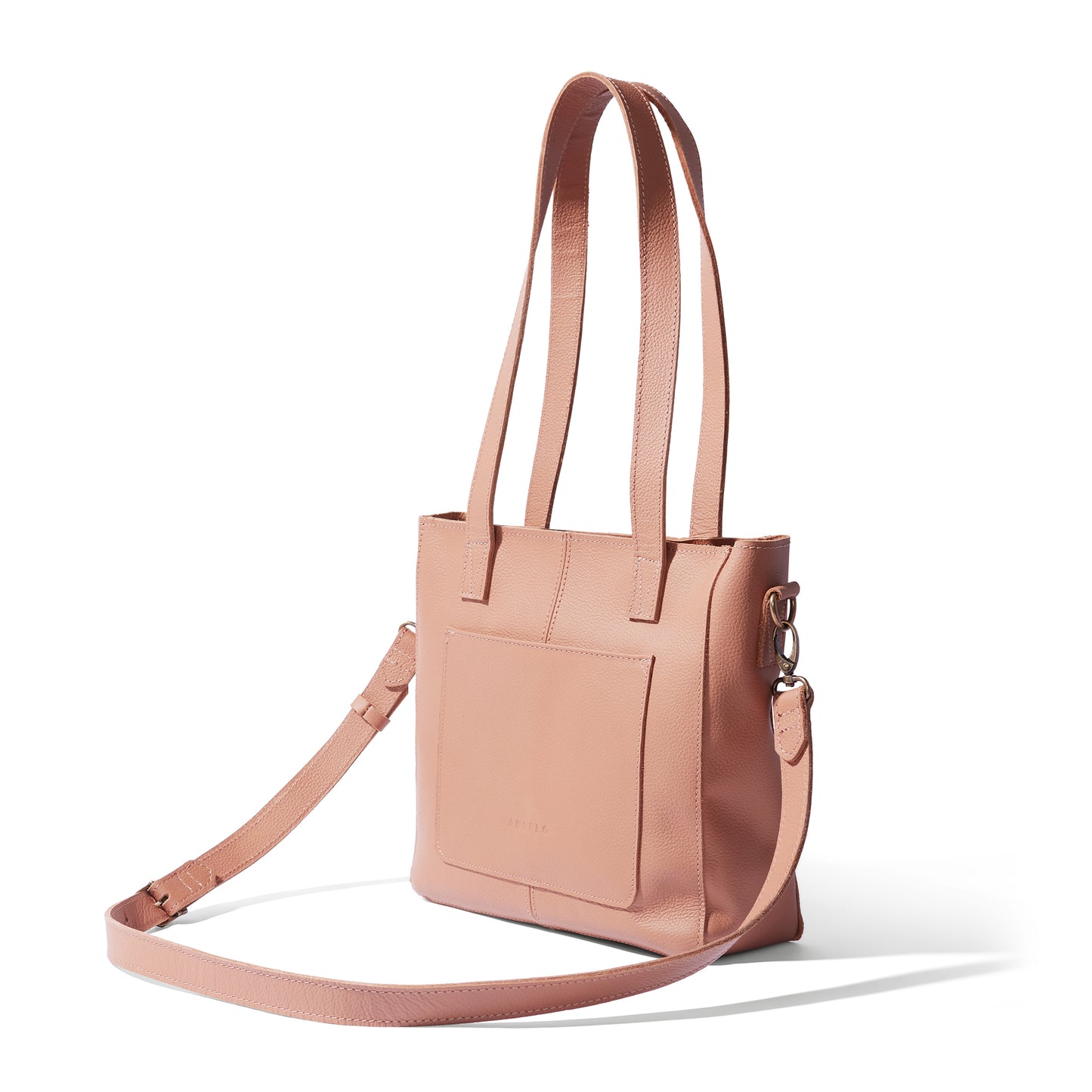 Harley leather unlined crossbody tote - CLEARANCE