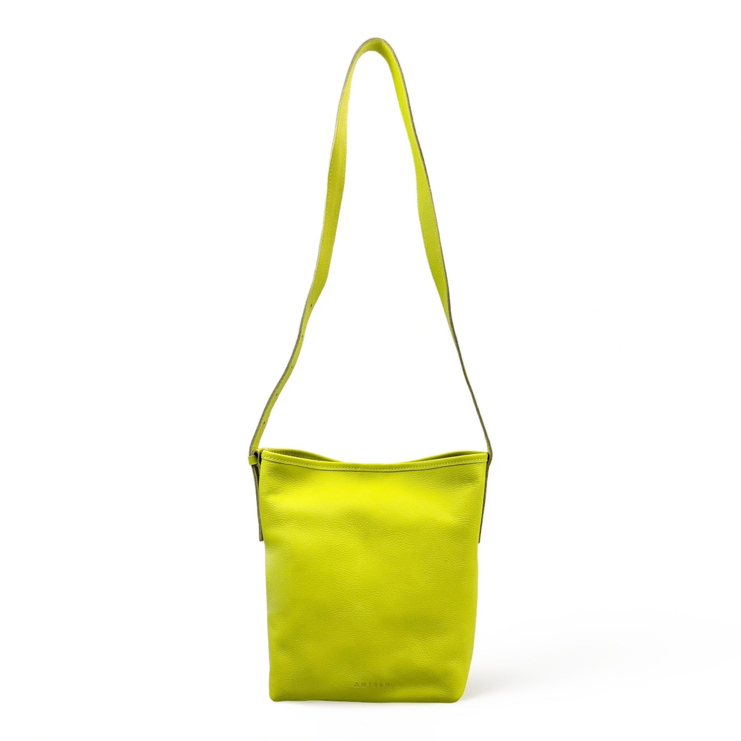 Dune Leather Crossbody Bucket Bag