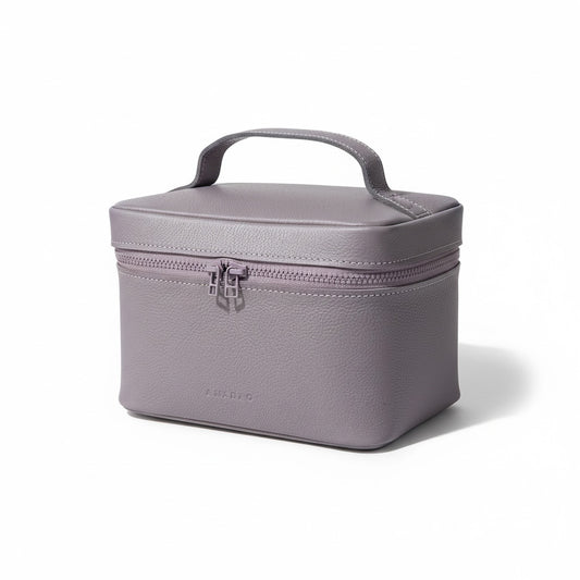 Liv Large Leather Top Handle Vanity - MINOR FLAW