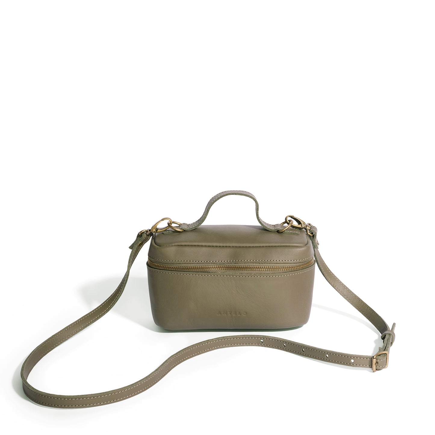 Sigma leather vanity crossbody