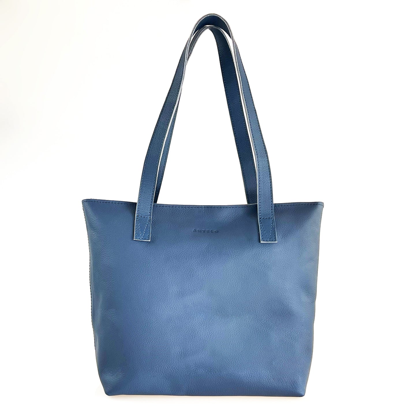 Emmy unlined Leather Tote with Zip