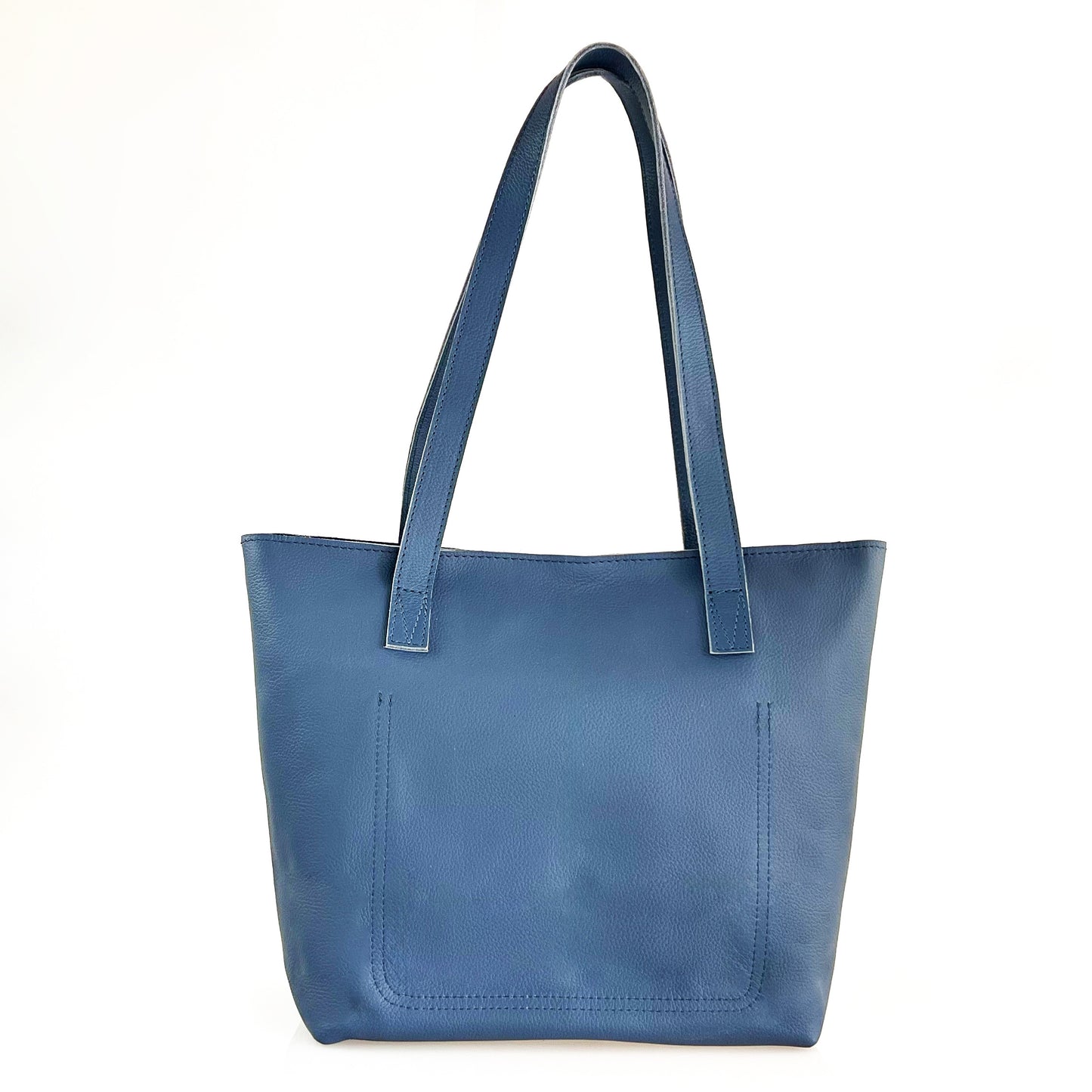 Emmy unlined Leather Tote with Zip
