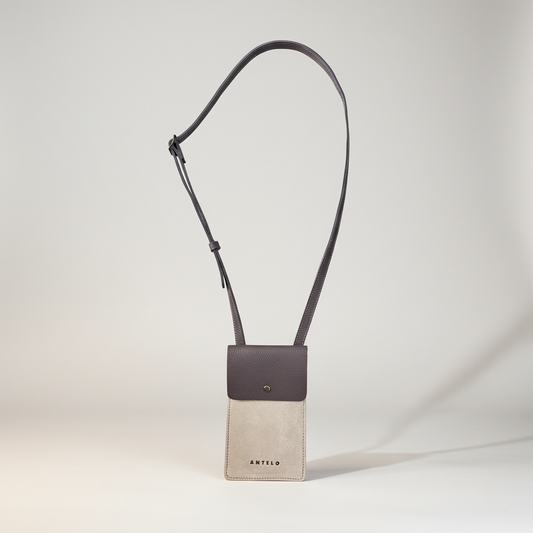 Benji Minimalist Leather Phone Bag - MINOR FLAW