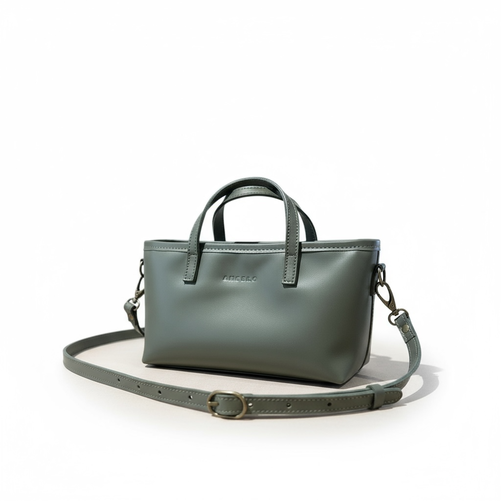 Zeta Mini leather crossbody tote