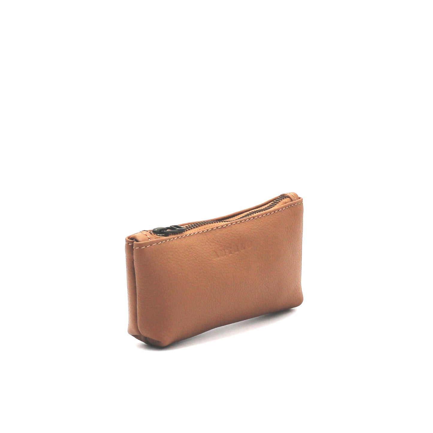 Sofia leather zip pouch