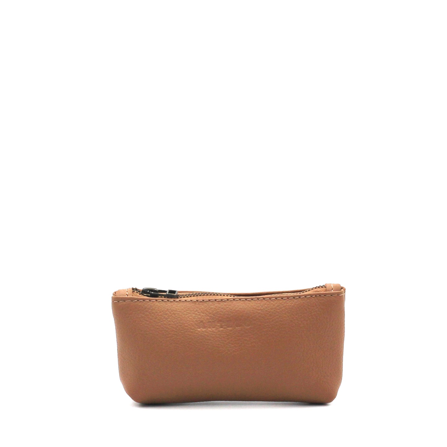 Sofia leather zip pouch