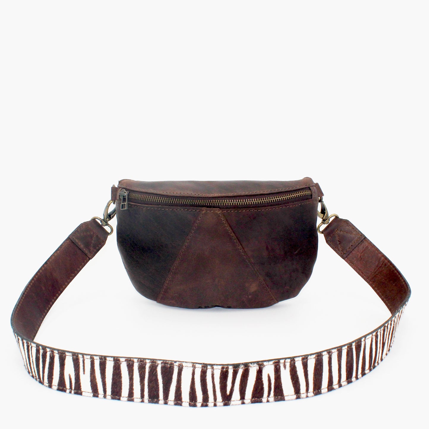 Ruby Eclipse leather crossbody with Wild leather strap - End of Range