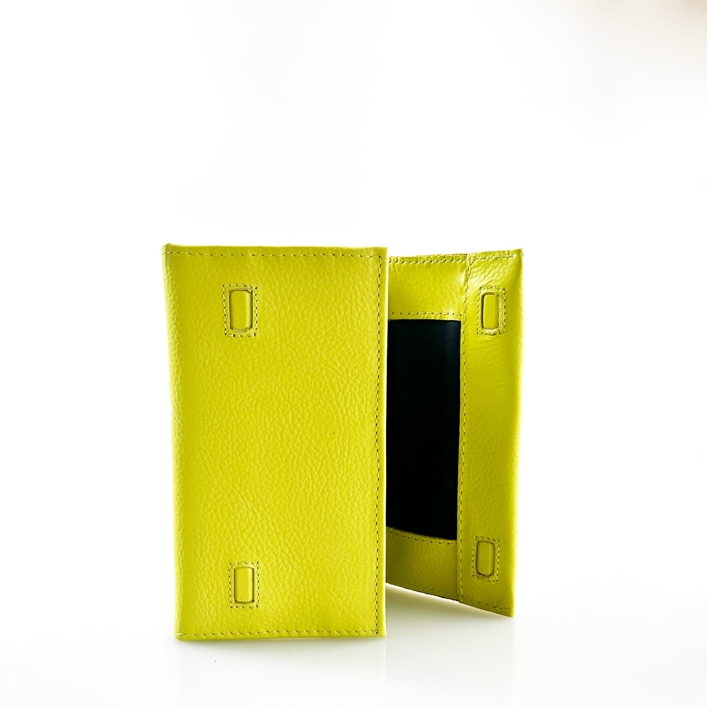 Evie Three-Quarter Leather Trifold Wallet