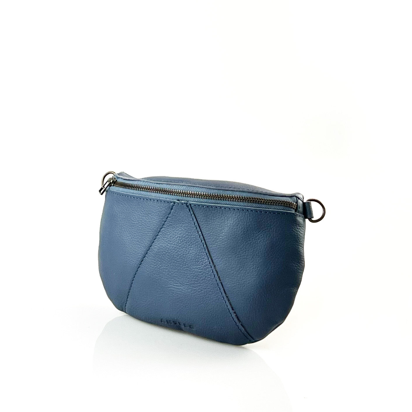 Ruby Classic leather adjustable moon-bag crossbody