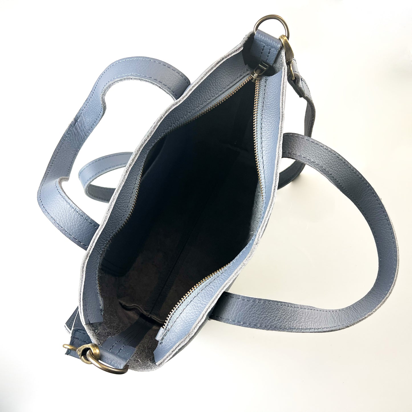 Katie leather midi tote crossbody