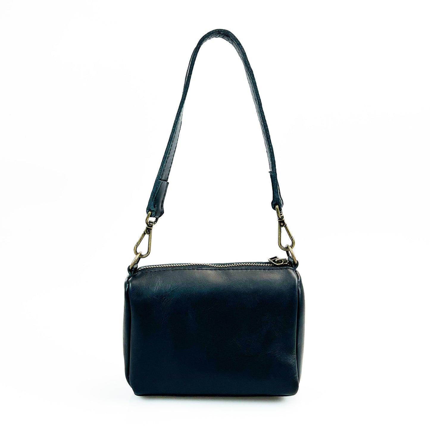 Miley Leather Micro Duffel with Chain Sling