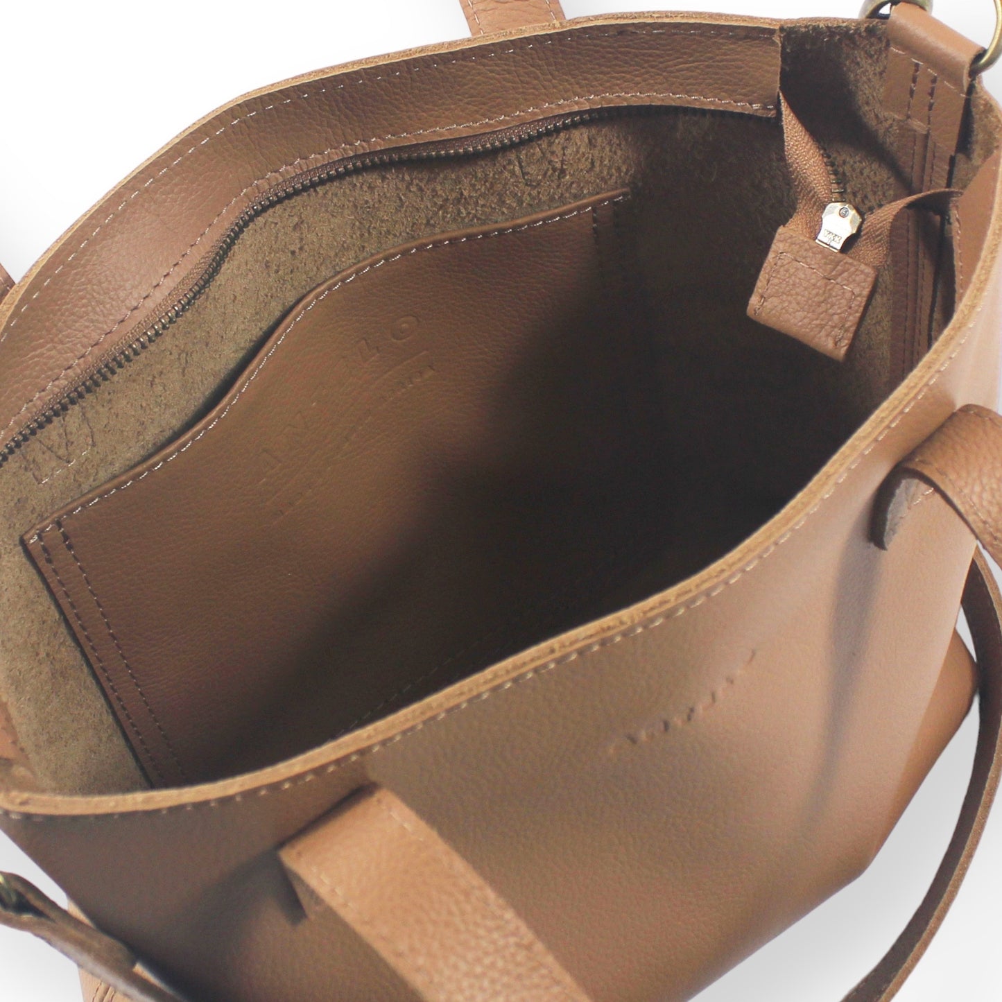 Katie leather midi tote crossbody