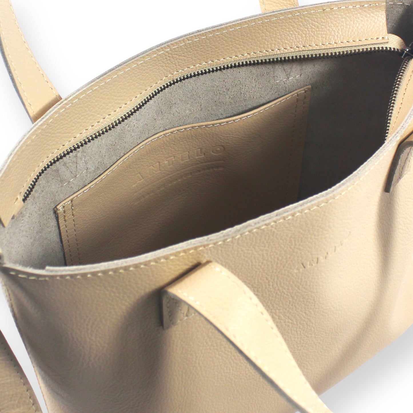 Katie leather midi tote crossbody