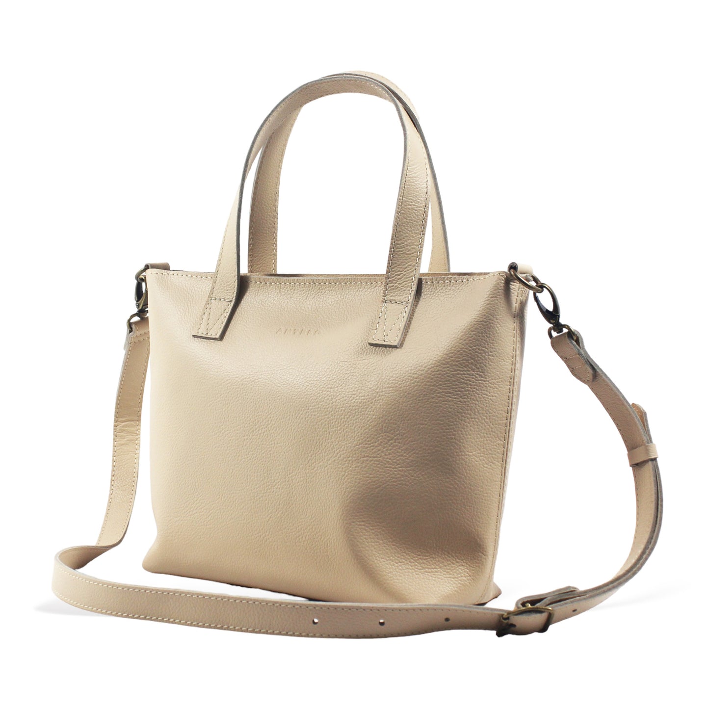 Katie leather midi tote crossbody