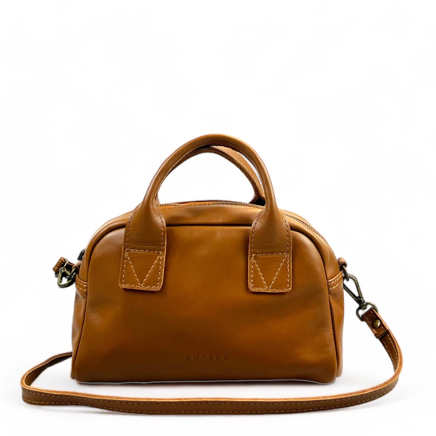 Khaleesi Leather Mini Bowler Crossbody