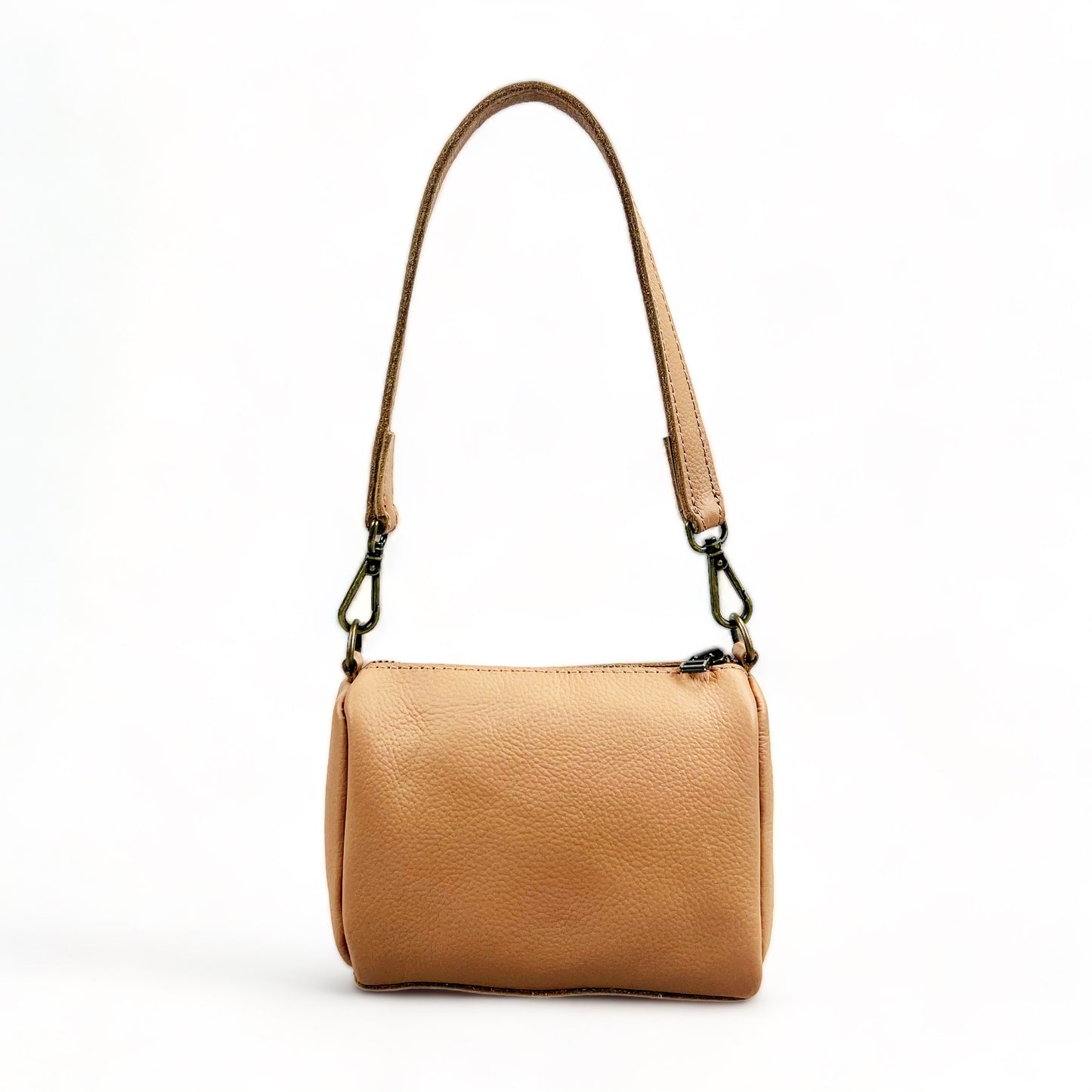 Miley Leather Micro Duffel with Chain Sling