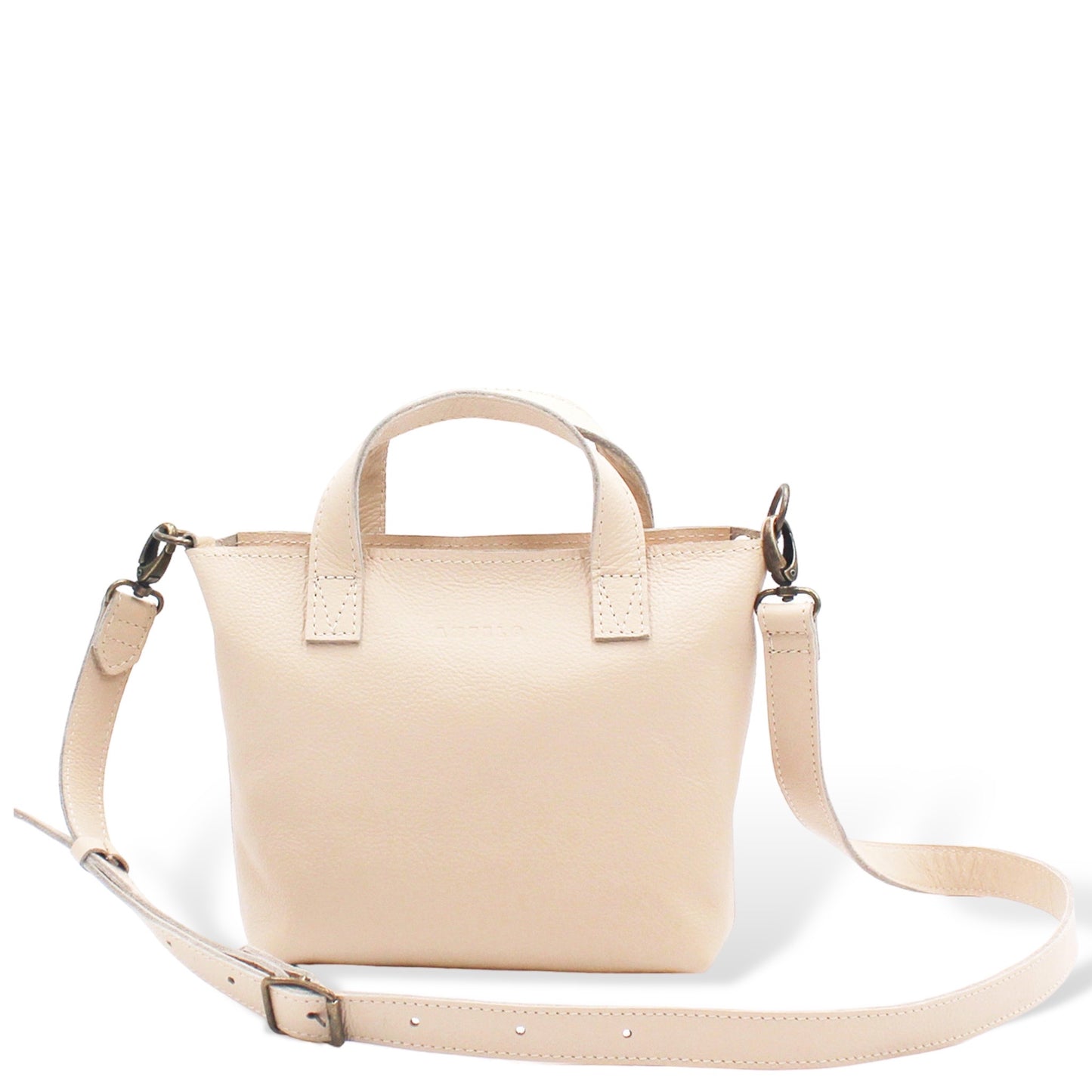 Zazi Petite leather crossbody tote