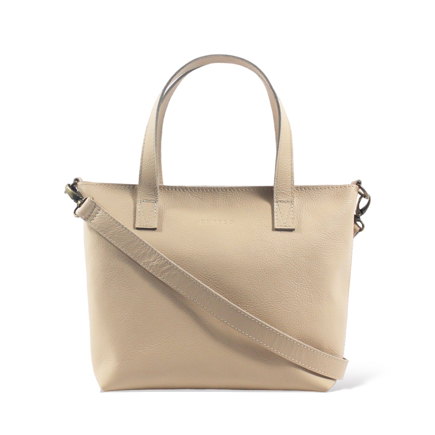 Katie leather midi tote crossbody