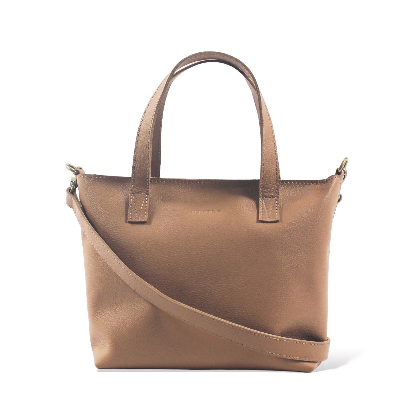 Katie leather midi tote crossbody