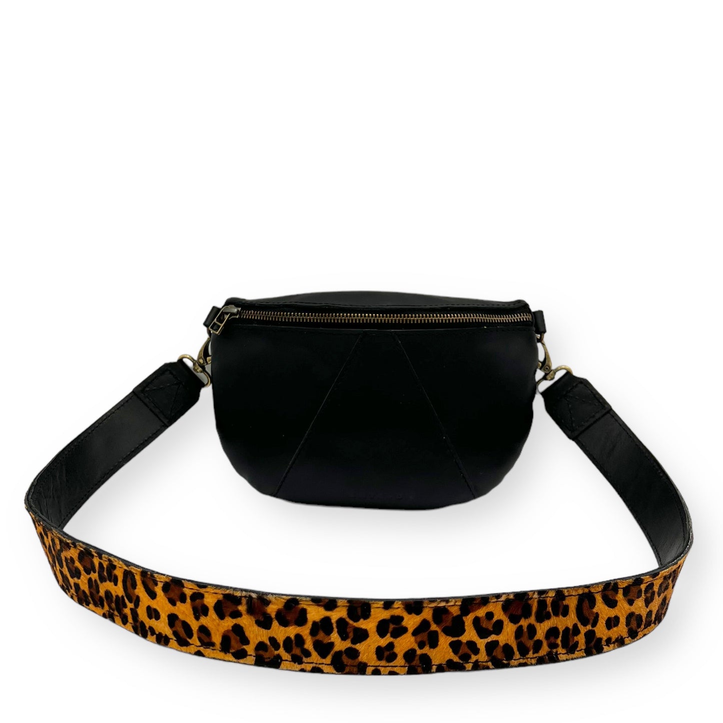 Ruby Eclipse leather crossbody with Wild leather strap