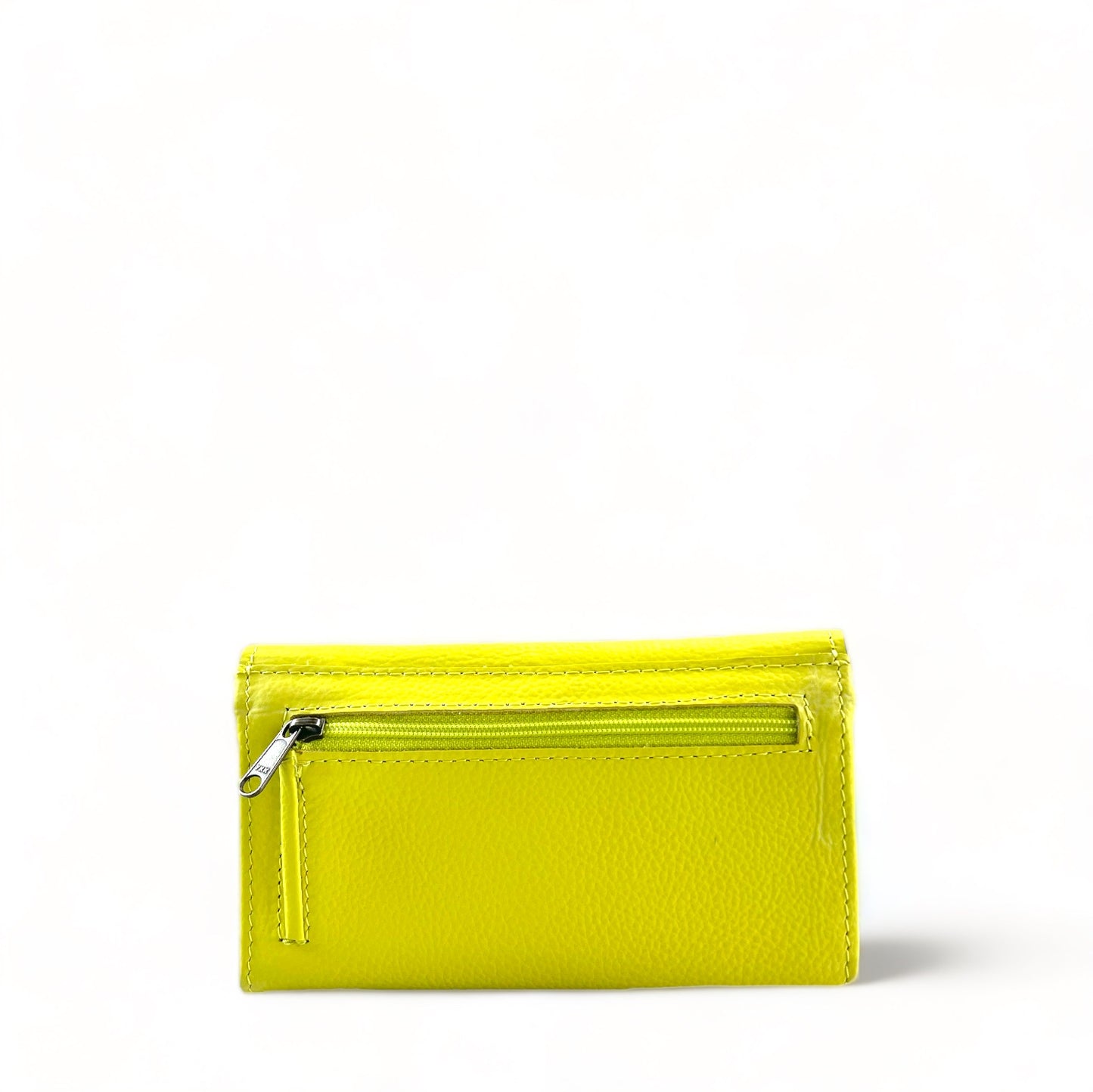 Evie Three-Quarter Leather Trifold Wallet
