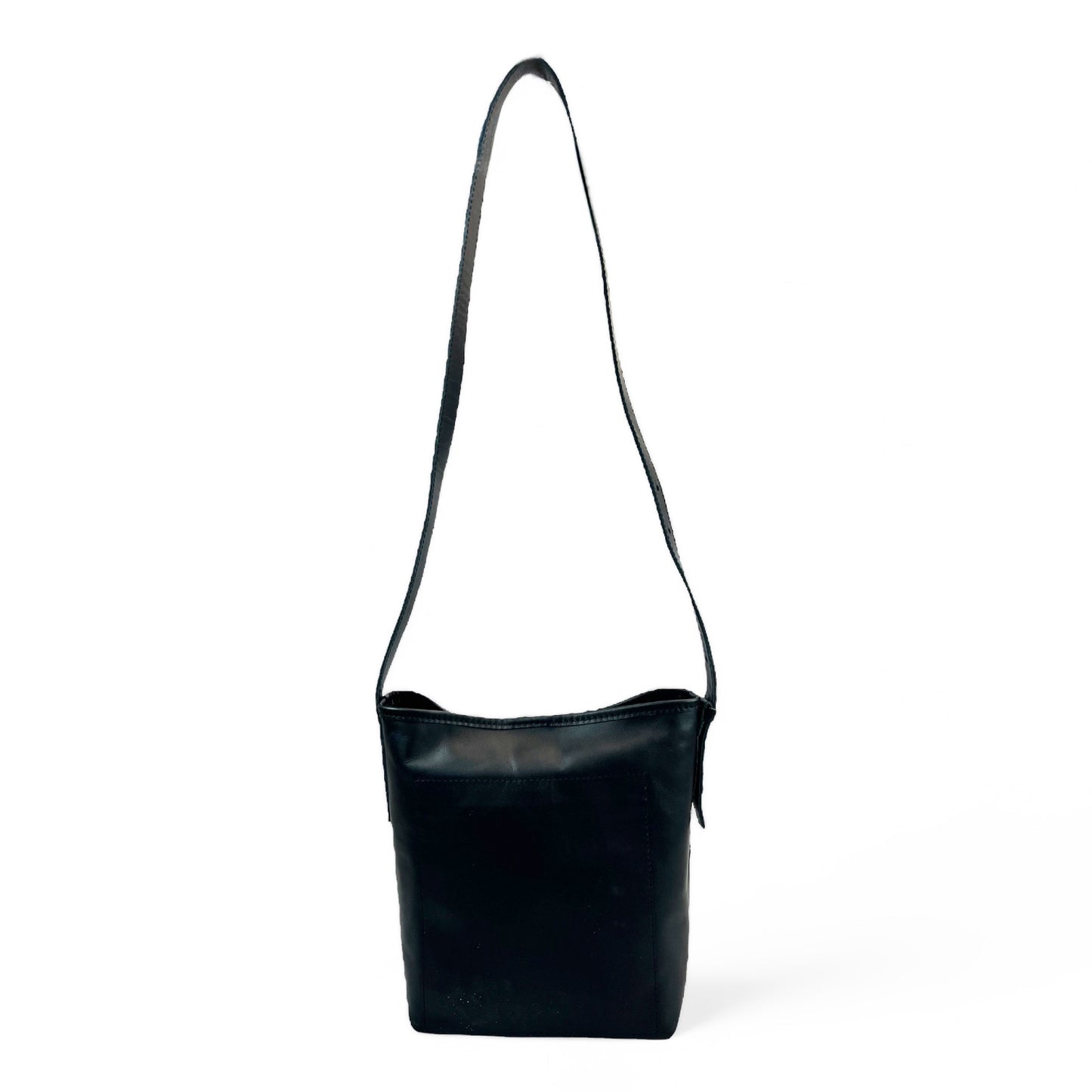 Dune Leather Crossbody Bucket Bag