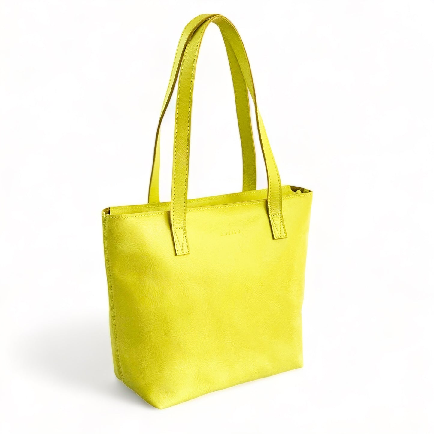 Emmy unlined Leather Tote with Zip - MINOR FLAW