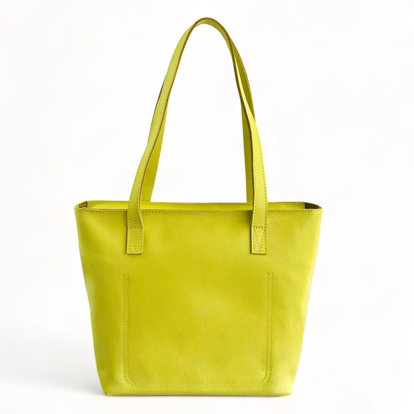 Emmy unlined Leather Tote with Zip - MINOR FLAW