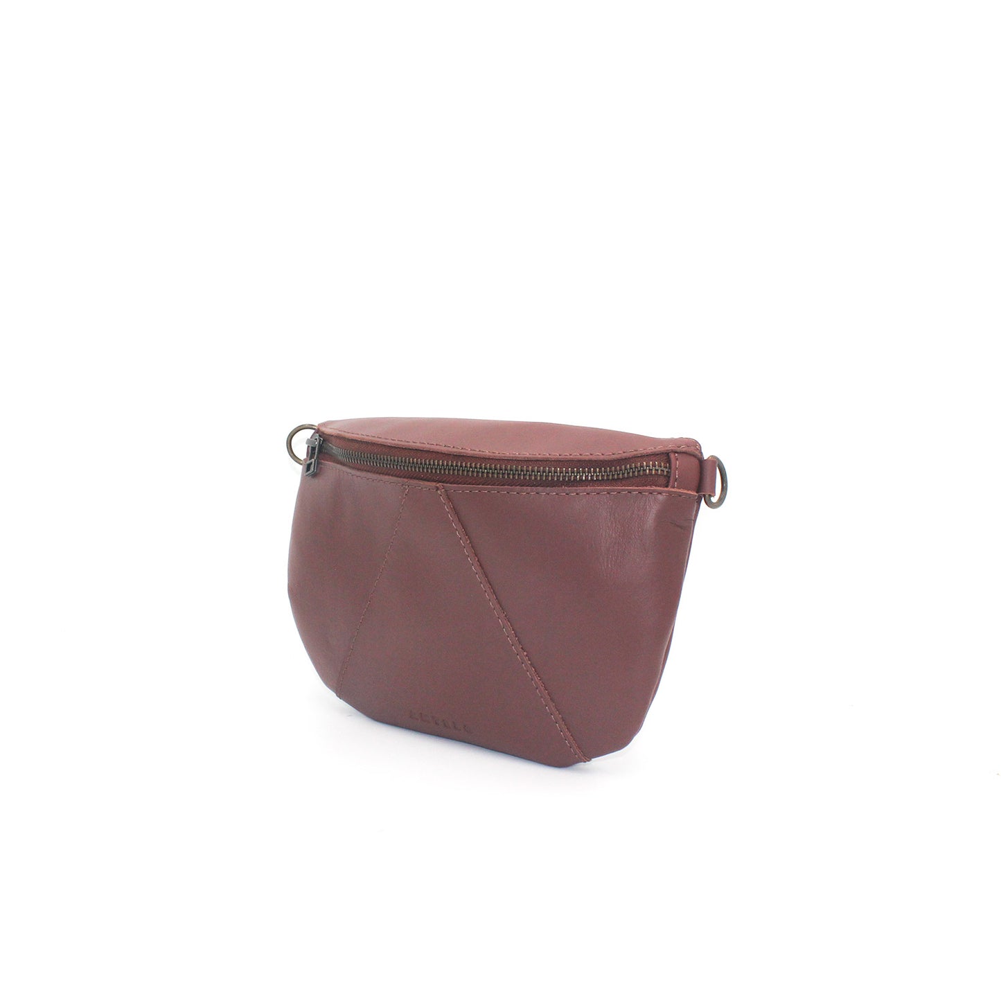 Ruby Classic leather adjustable moon-bag crossbody