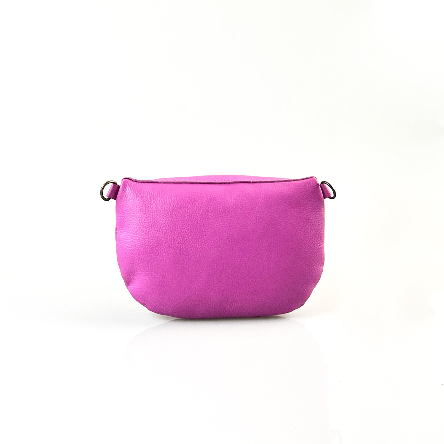 Ruby Eclipse leather crossbody with Wild leather strap
