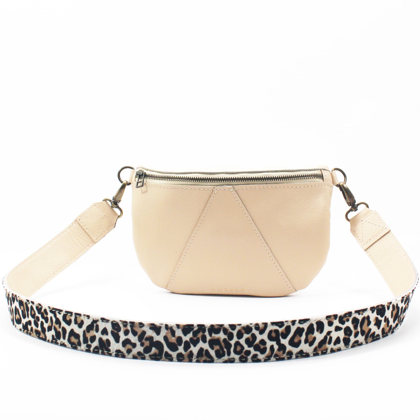 Ruby Eclipse leather crossbody with Wild leather strap
