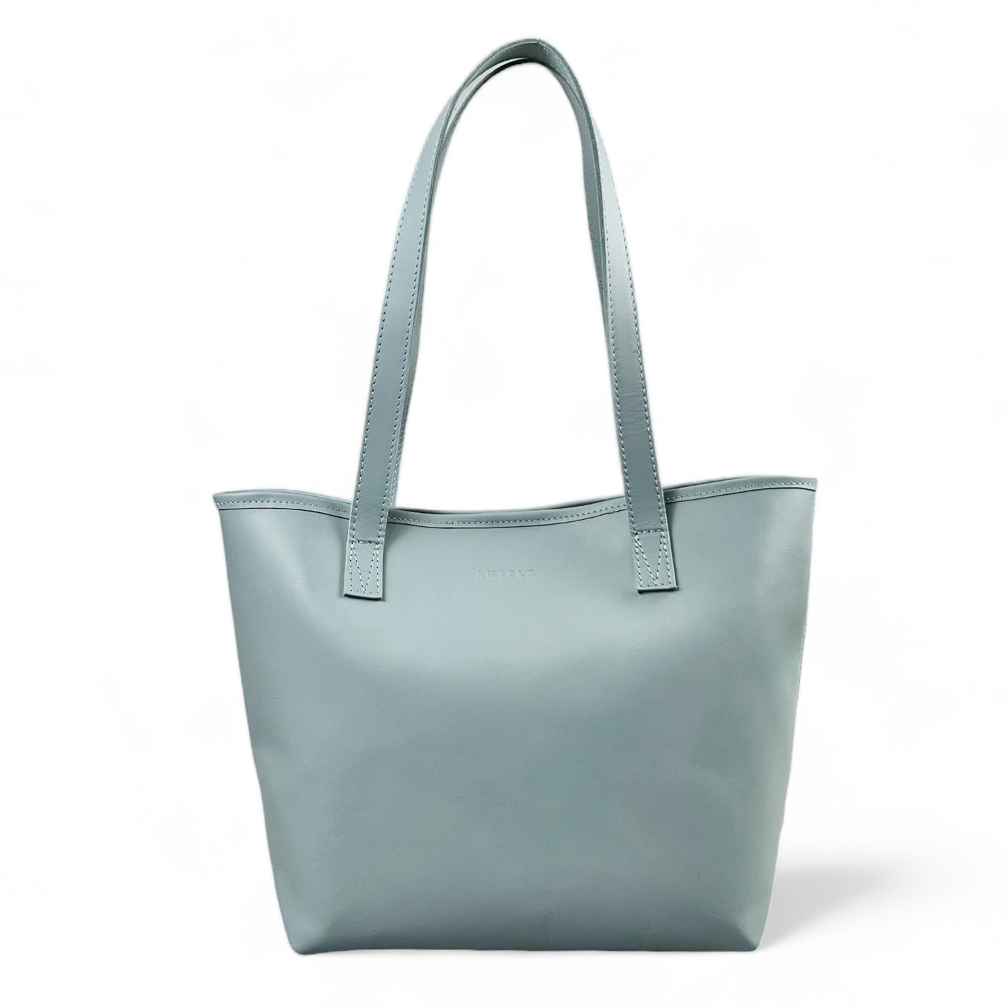 Selena unlined Leather Open Top Tote