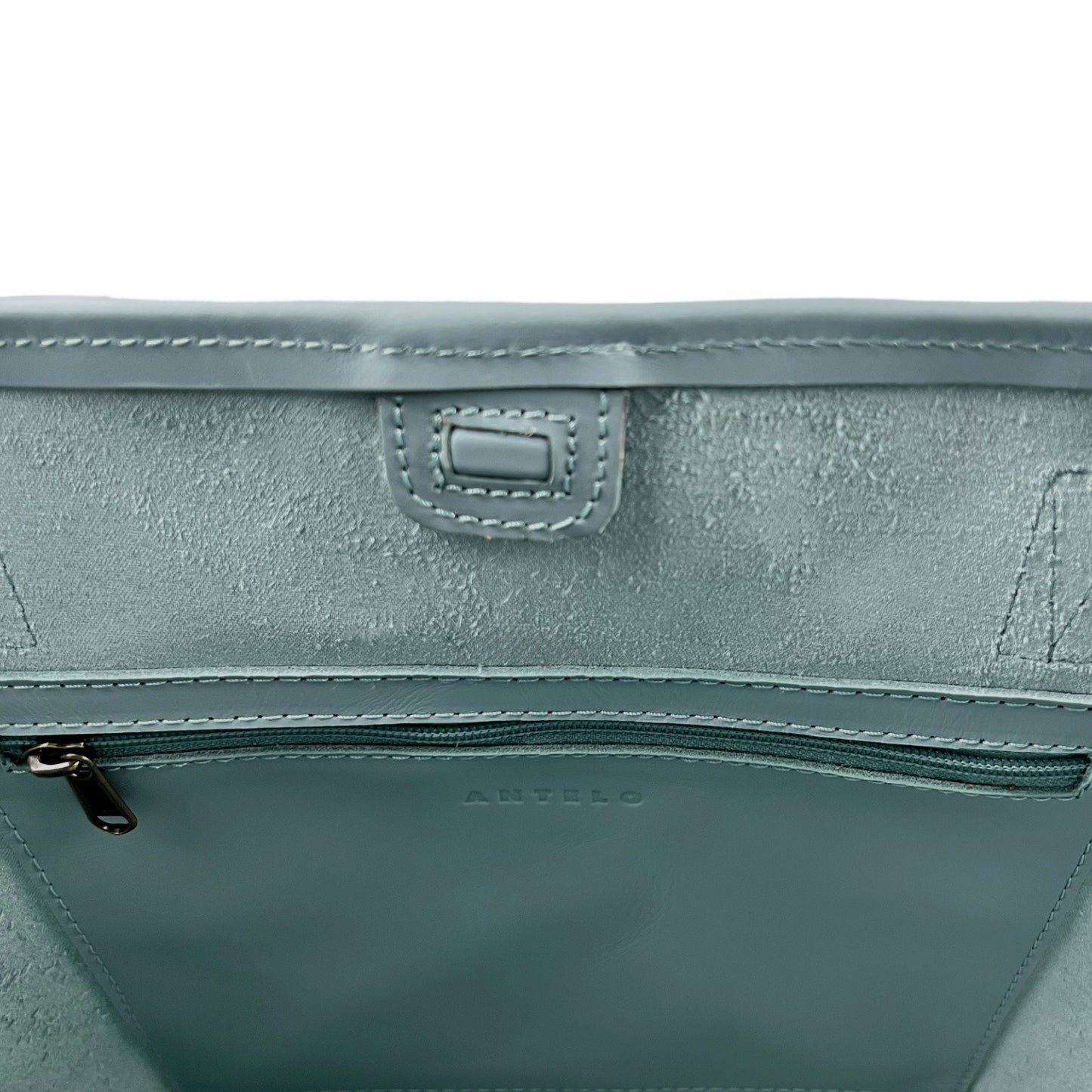 Selena unlined Leather Open Top Tote
