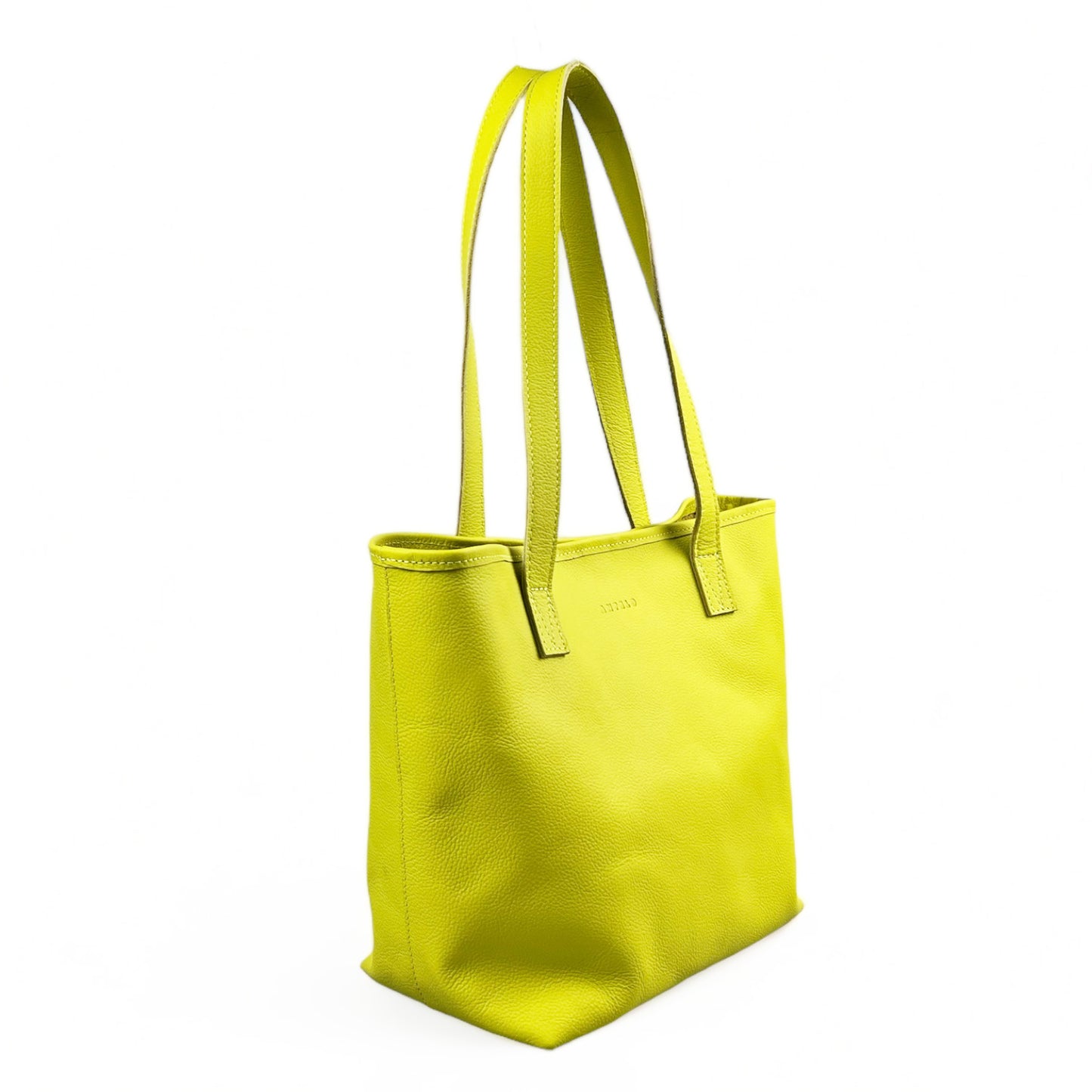 Selena unlined Leather Open Top Tote
