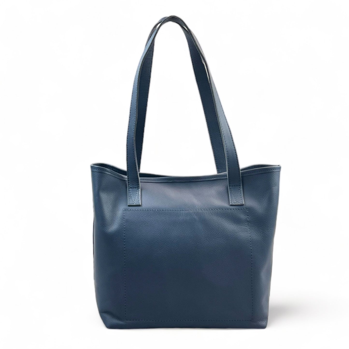 Selena unlined Leather Open Top Tote