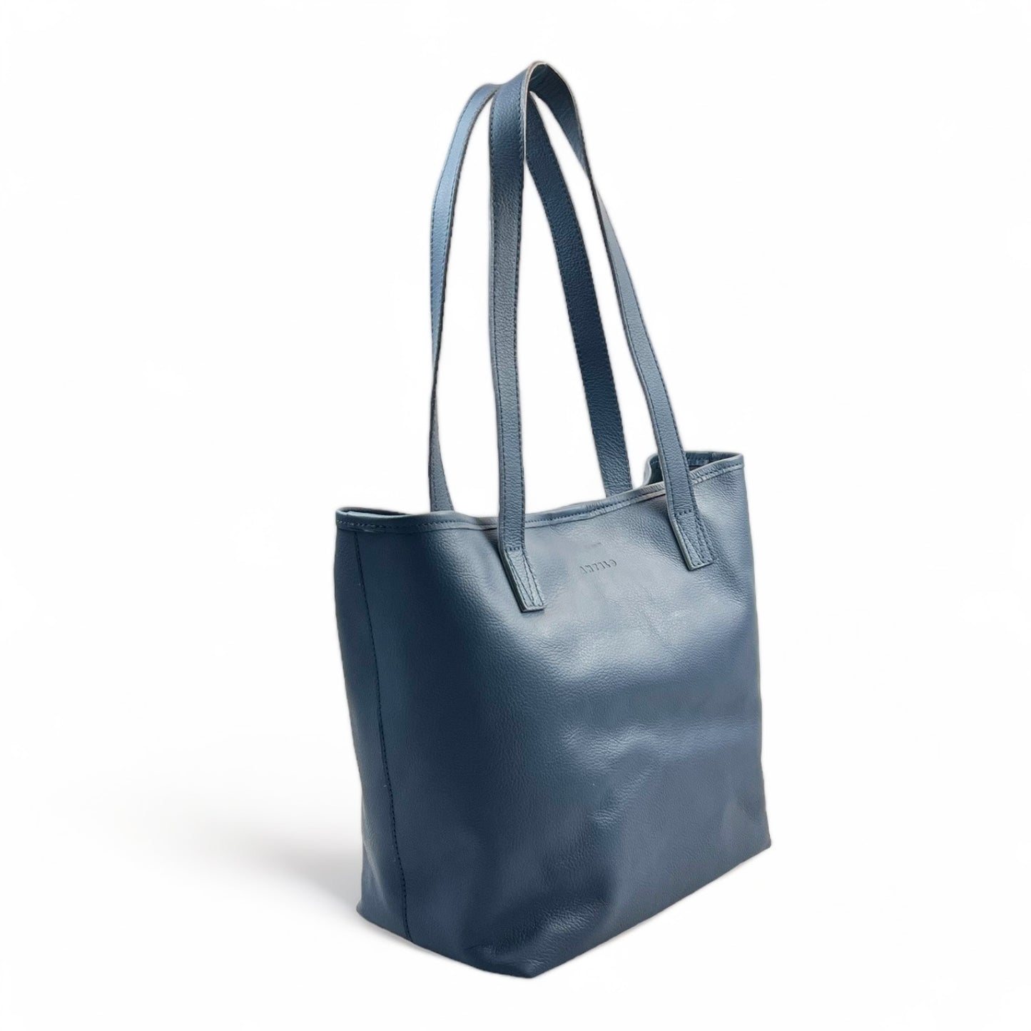 Selena unlined Leather Open Top Tote