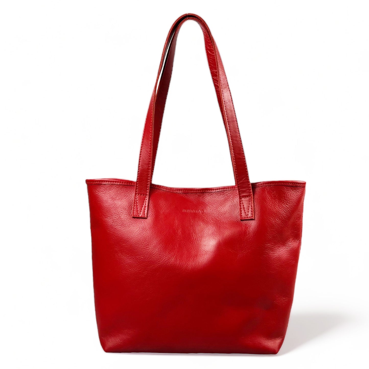 Selena unlined Leather Open Top Tote - MINOR FLAW