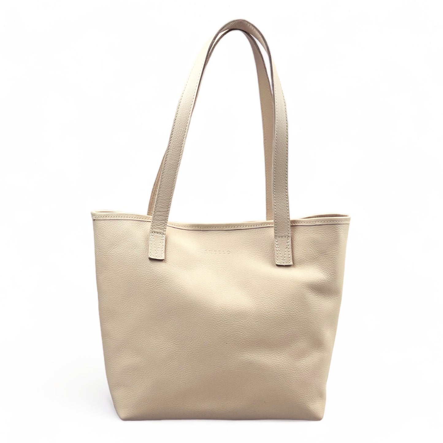 Selena unlined Leather Open Top Tote
