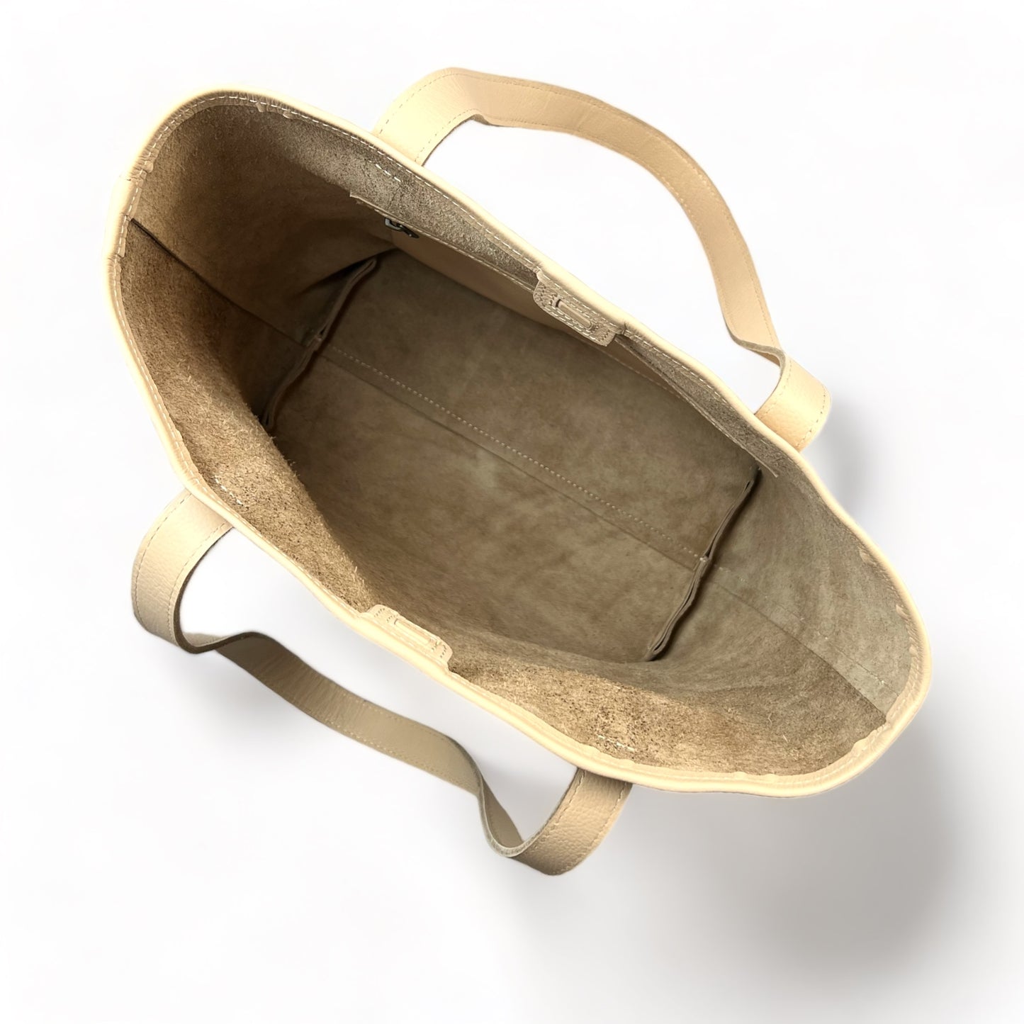 Selena unlined Leather Open Top Tote