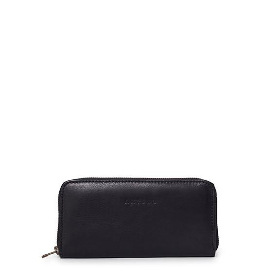 Hayley leather zip-around wallet - End of Range