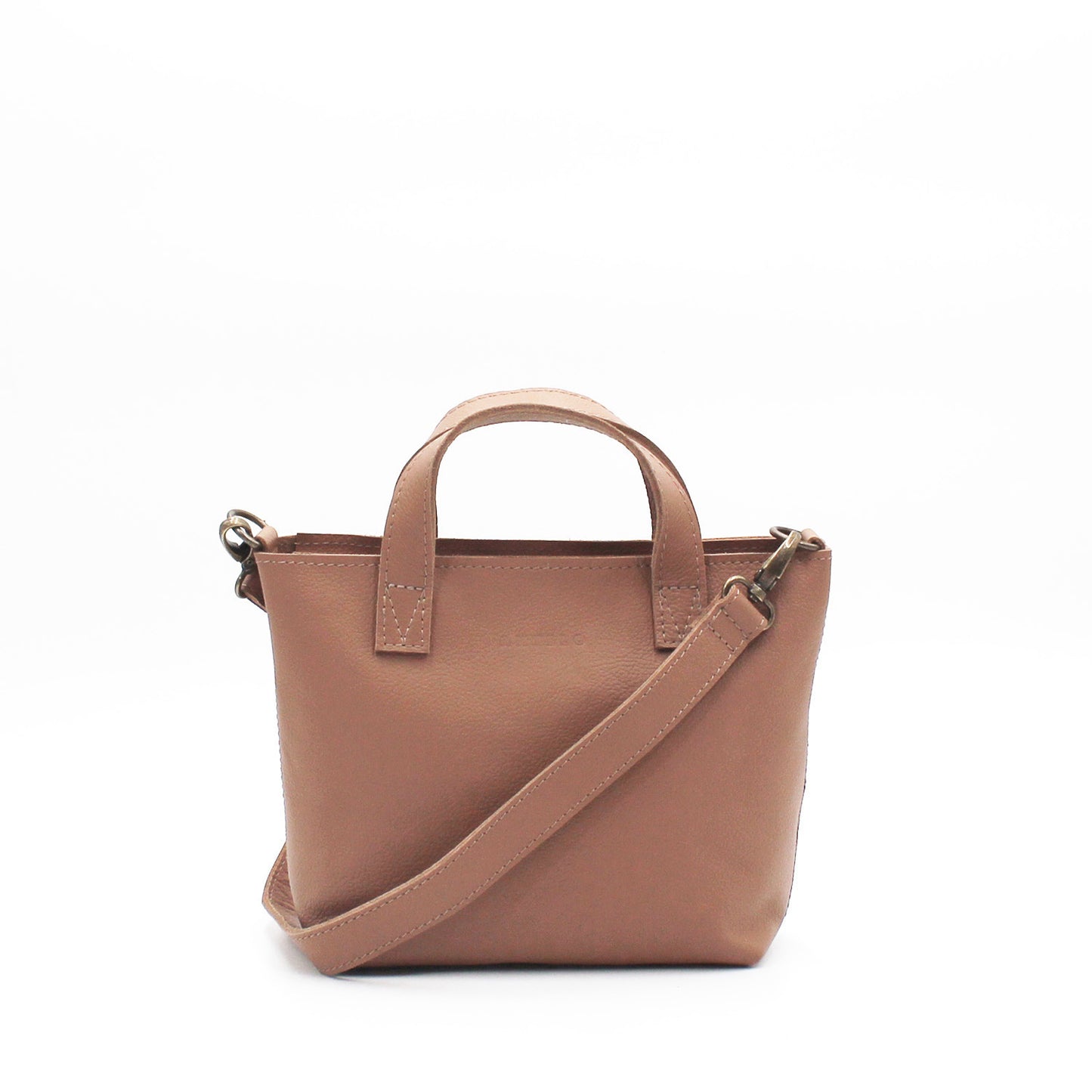 Zazi Petite leather crossbody tote