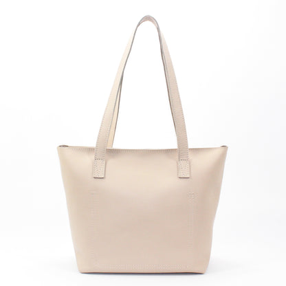 Emmy unlined Leather Tote with Zip - CLEARANCE