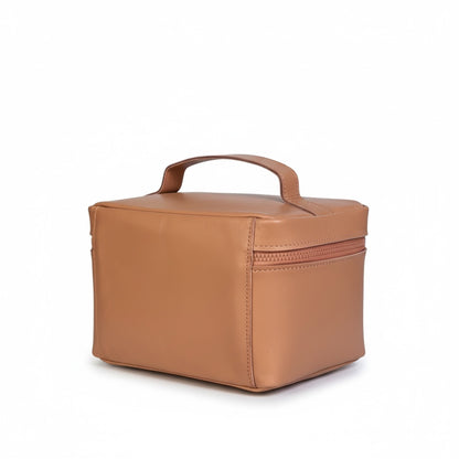 Liv Large Leather Top Handle Vanity - MINOR FLAW