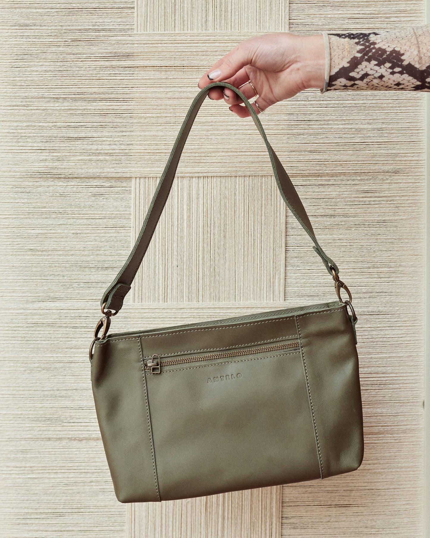 Antelo Crossbody Margo Leather Crossbody + Shoulder Strap