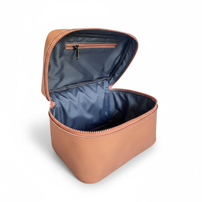 Liv Large Leather Top Handle Vanity