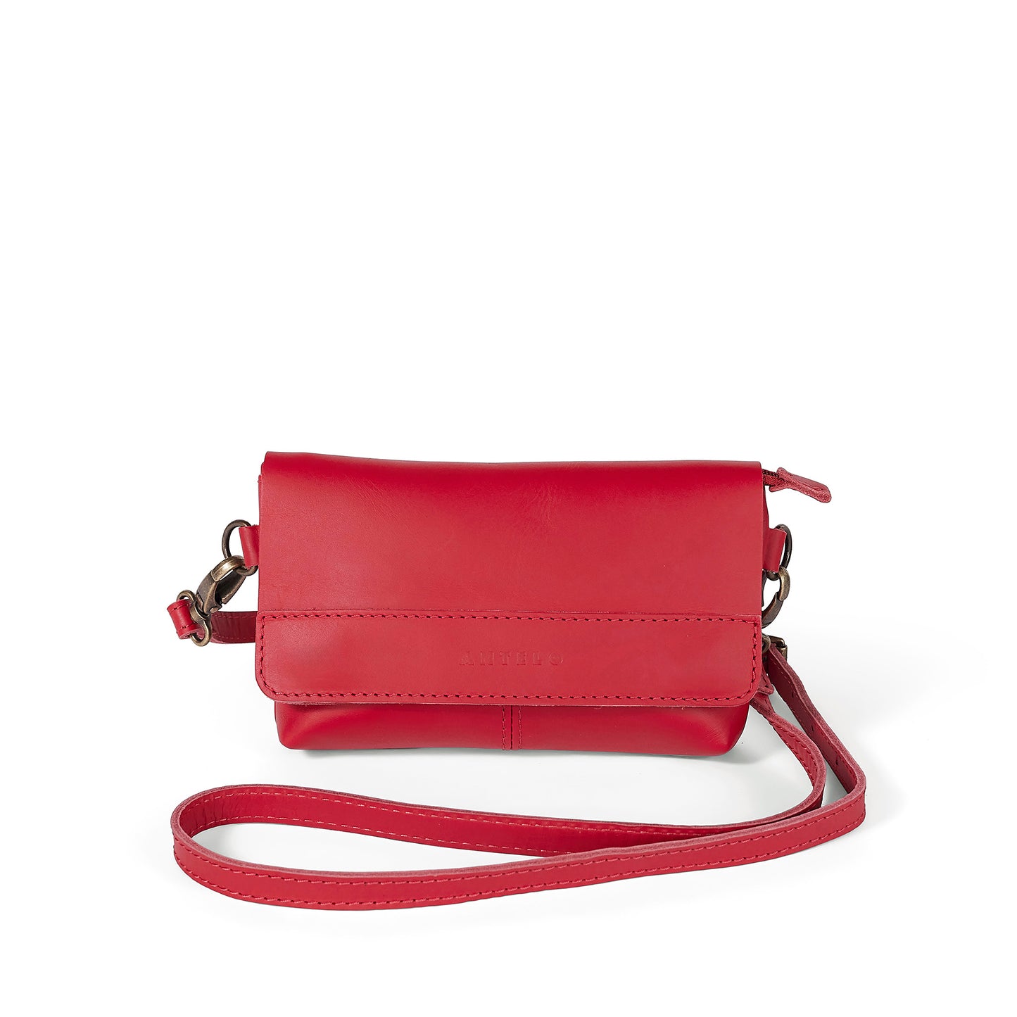 Antelo Cellphone pouch Alfi Micro Leather Crossbody