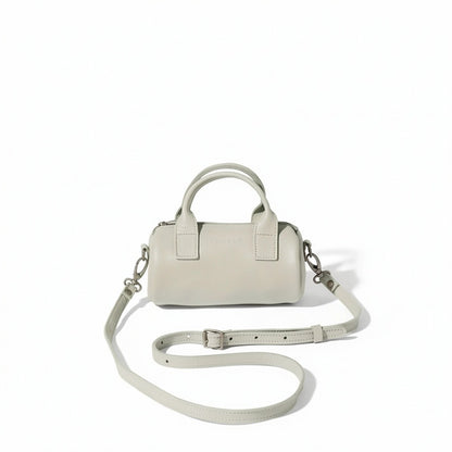 Indo leather mini barrel crossbody