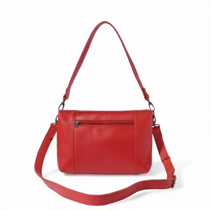 Margo Leather Crossbody + Shoulder Strap
