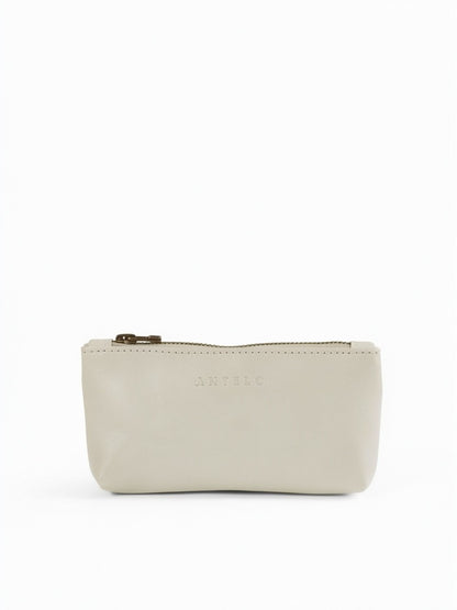 Sofia leather zip pouch - MINOR FLAW